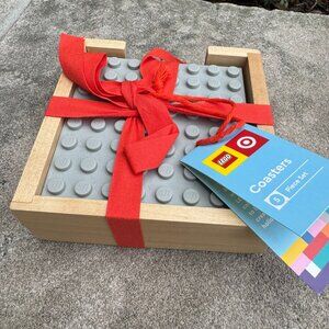 Lego x Target 4pk Silicone Coaster Set
